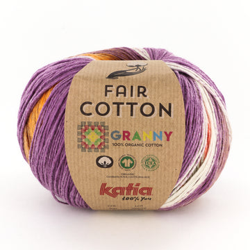 Katia Fair Cotton Granny Yarn - Cotton Sport