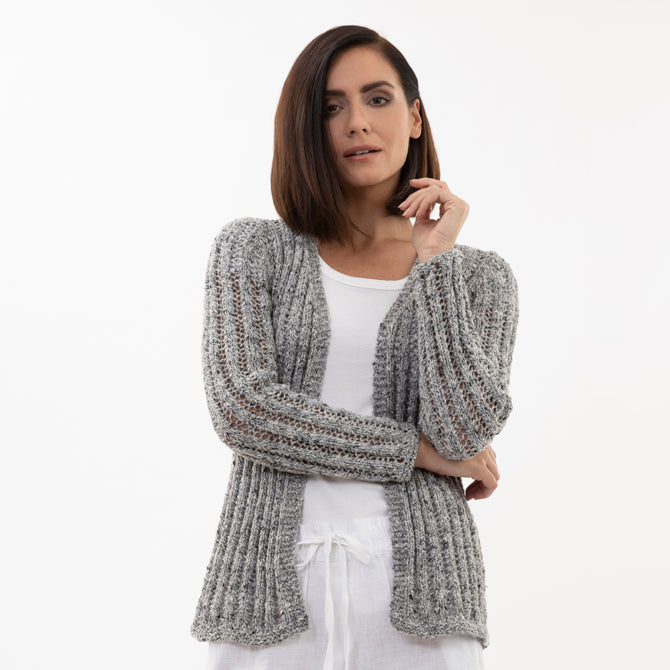 Stacy Charles Fine Yarns Mackenzie Cardigan Knitting Pattern