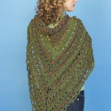Splendid Triangle Shawl Wrap Knitting Pattern