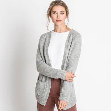 Blue Sky Fibers New London Cardigan Knitting Pattern