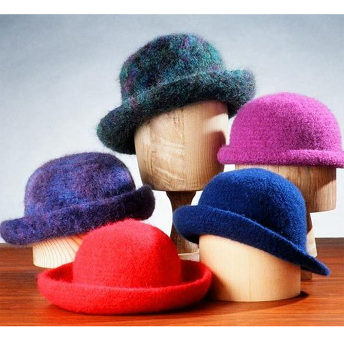 Fiber Trends AC11 Crocheted Felt Hats Pattern