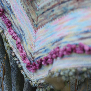 Koigu Ballet Paintbox Poncho Cape Knitting Pattern