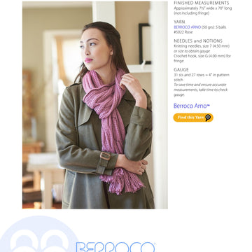 Berroco Terrell Scarf Knitting Pattern