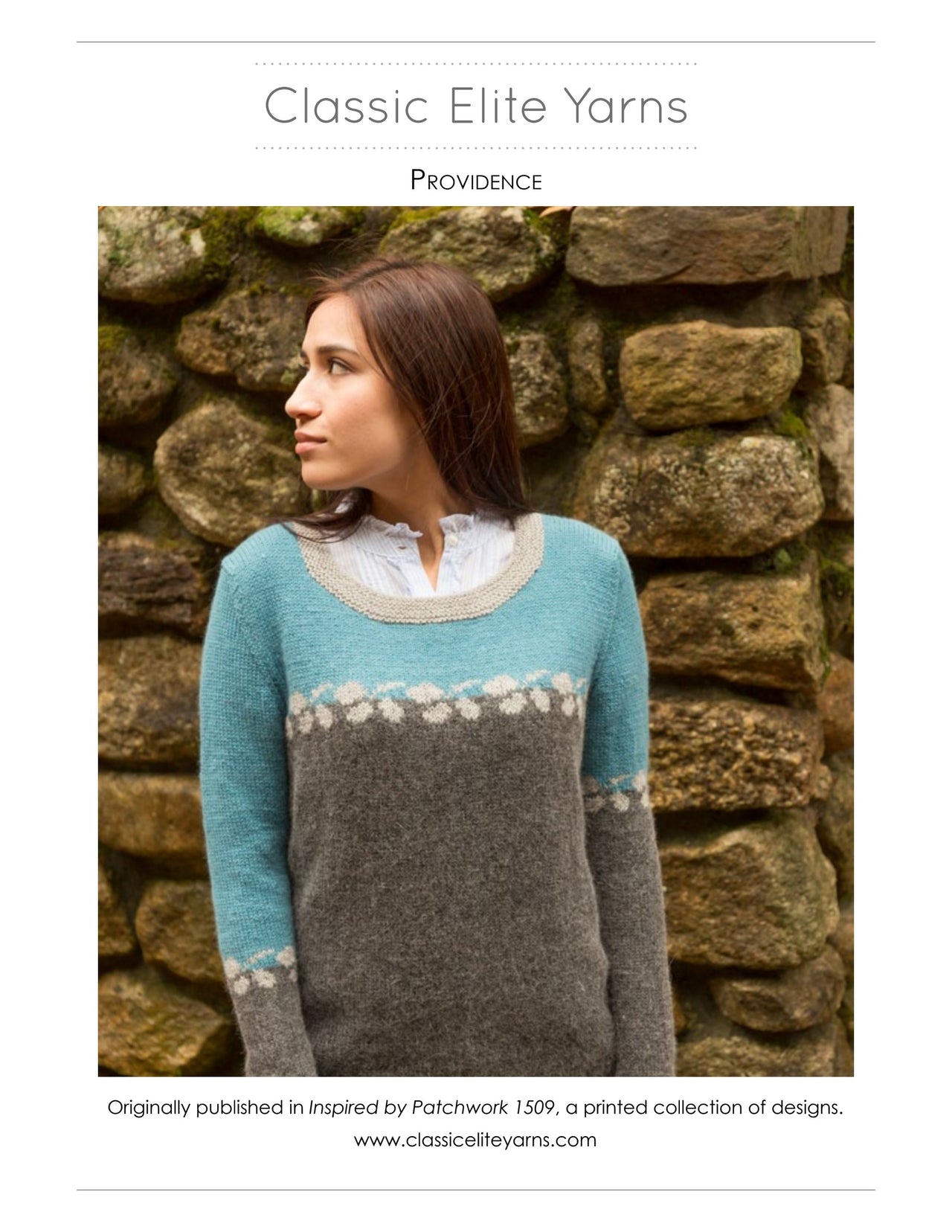Classic Elite Yarns Providence Jumper Knitting Pattern