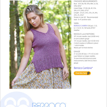 Berroco Eleri Jumper Knitting Pattern