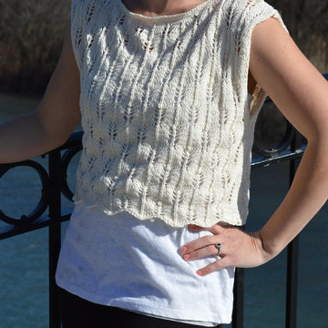 Cropped Lace Tee