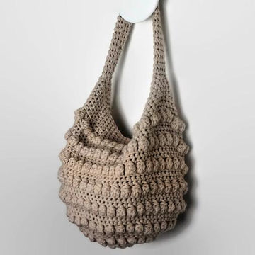 Fast and Easy Bobbles Slouchy Bag