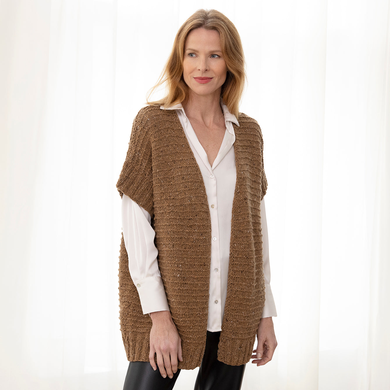 String Camilla Vest Jumper Knitting Pattern