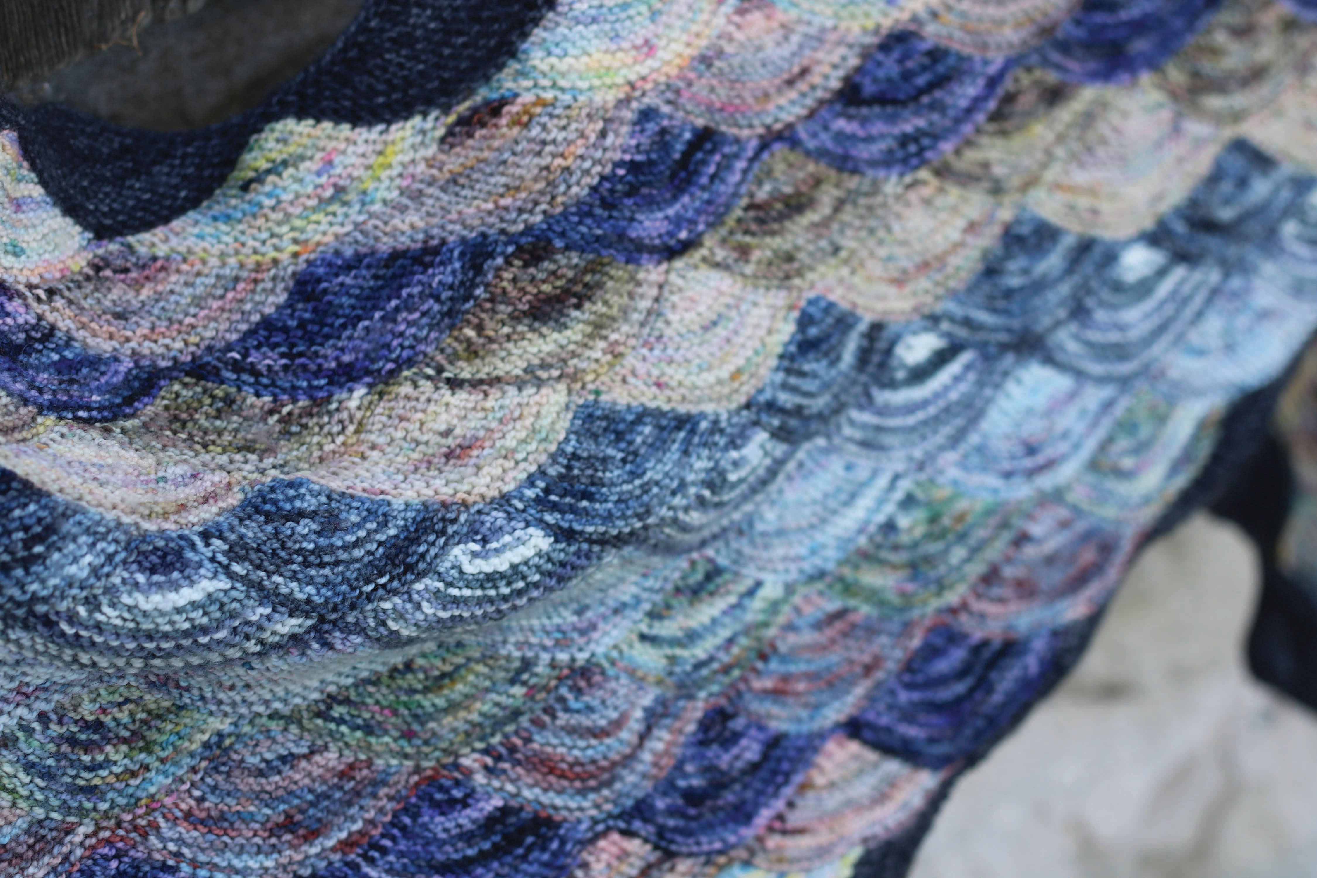 Koigu Nude Pencil Box Petite Shawl Wrap Knitting Pattern