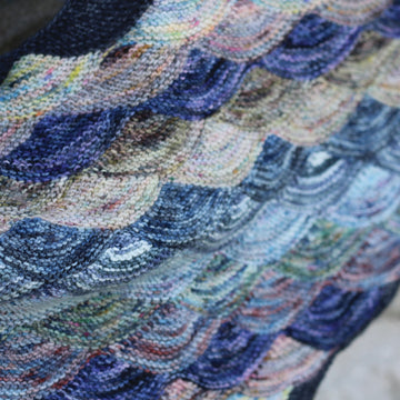 Koigu Nude Pencil Box Petite Shawl Wrap Knitting Pattern