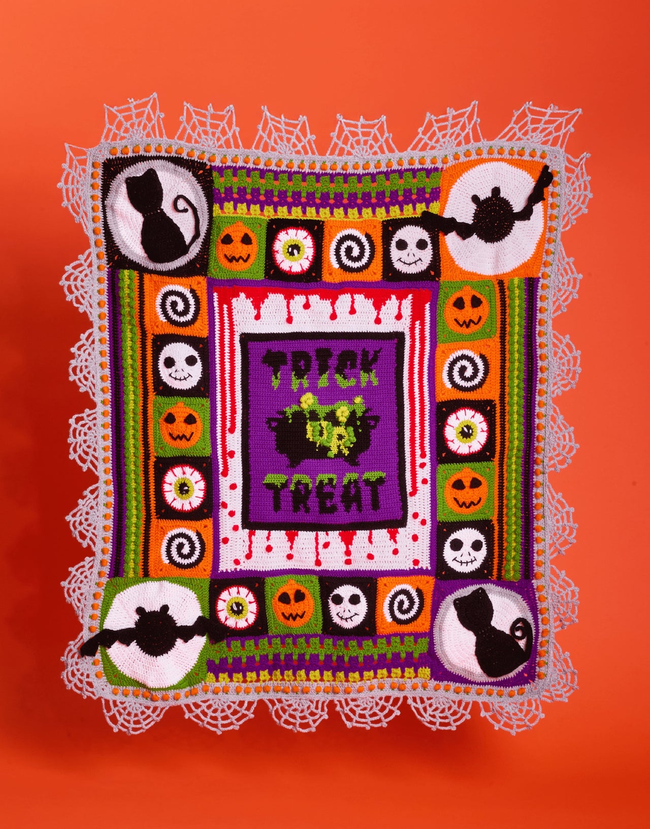 Sirdar Halloween Crochet Along Blanket