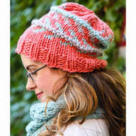 Valley Yarns Arrow Head Hat Knitting Pattern