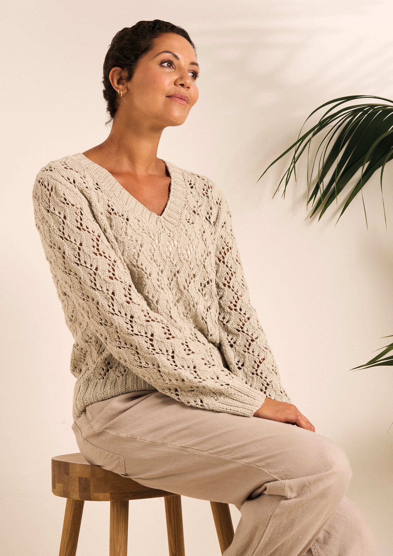 Chaffinch Sweater in Rowan Creative Linen PDF