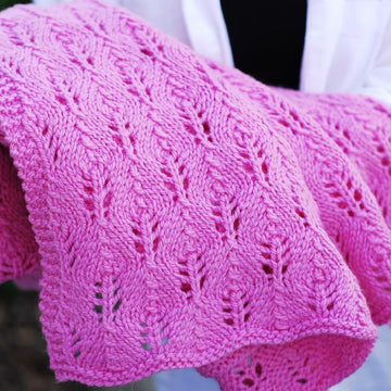 Fir Cone Lace Blanket