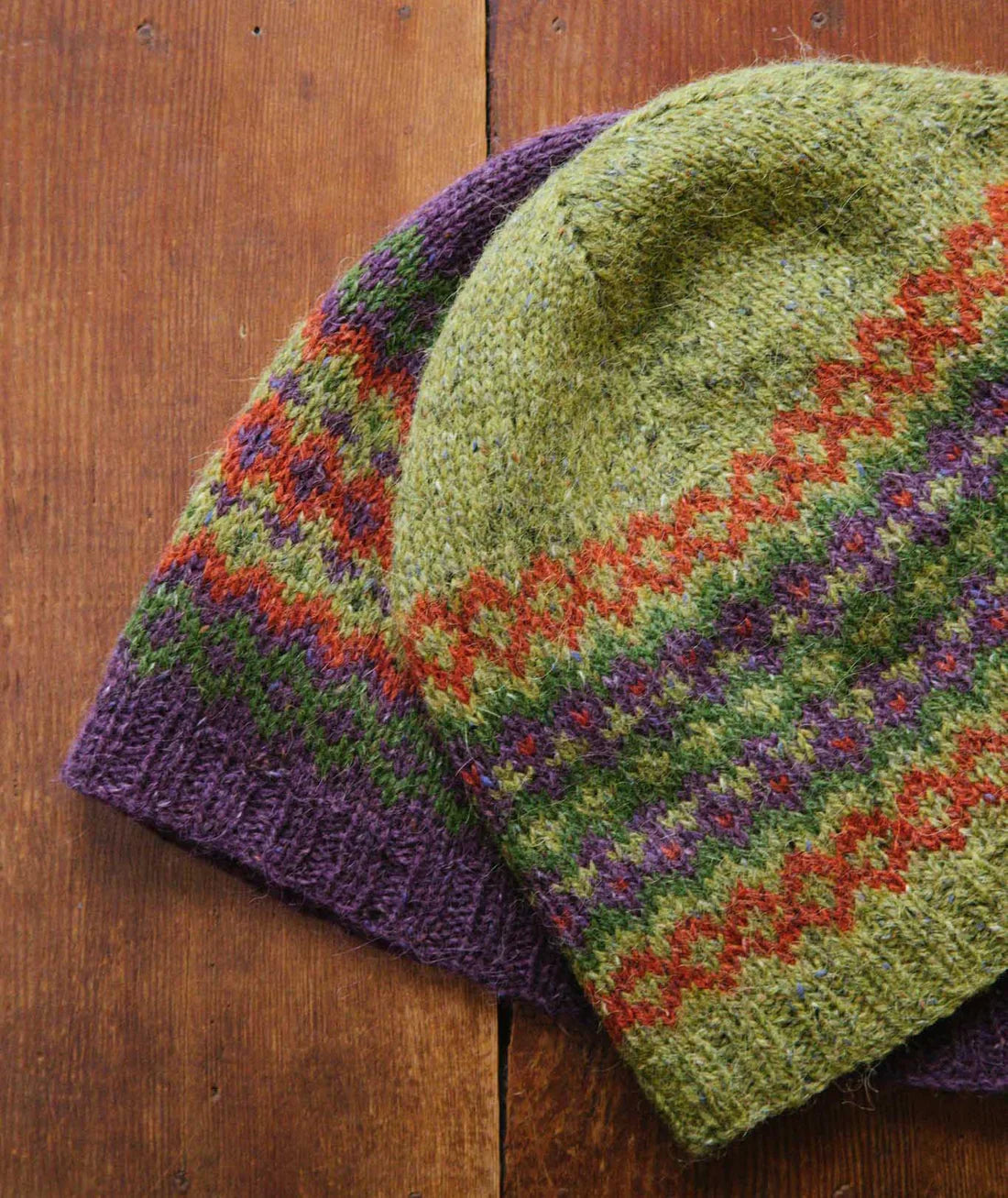 Churchmouse Studio Colorwork Cap Hat Knitting Pattern
