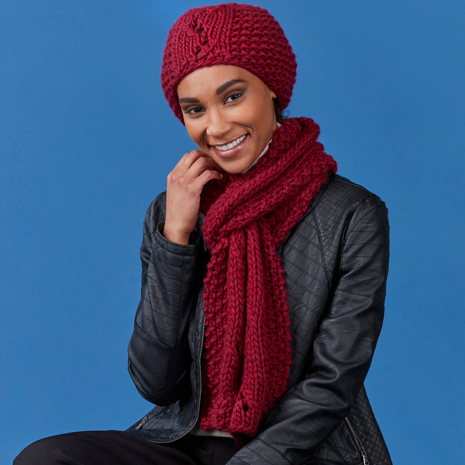 Tahki Yarns Dawson Hat & Scarf Knitting Pattern