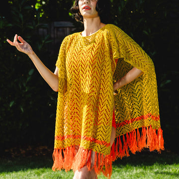 Sunspill Poncho in Berroco Modern Linen Knitting Pattern