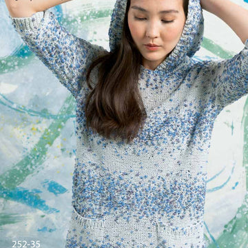 Lang 252-35 Hooded Sweater Jumper Knitting Pattern