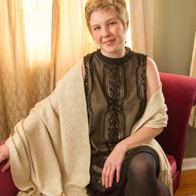 Valley Yarns #96 Champagne Celebration Shawl