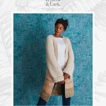 Willow & Lark Sunset Oversized Cardigan Knitting Pattern