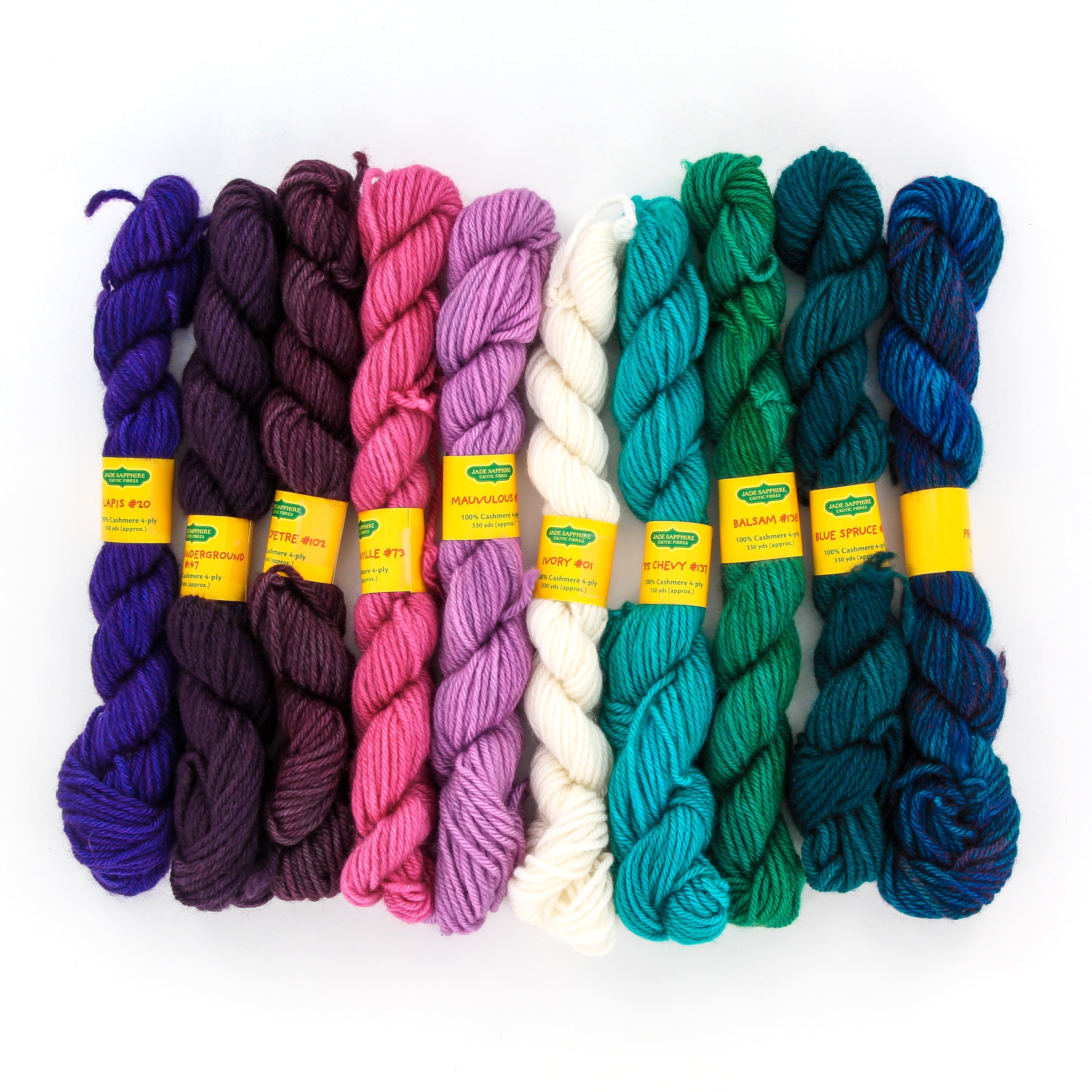 Jade Sapphire Cashmere Coloring Box Yarn - Cashmere DK