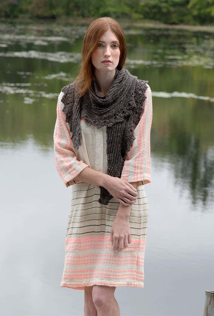Evora Shawl Wrap Knitting Pattern