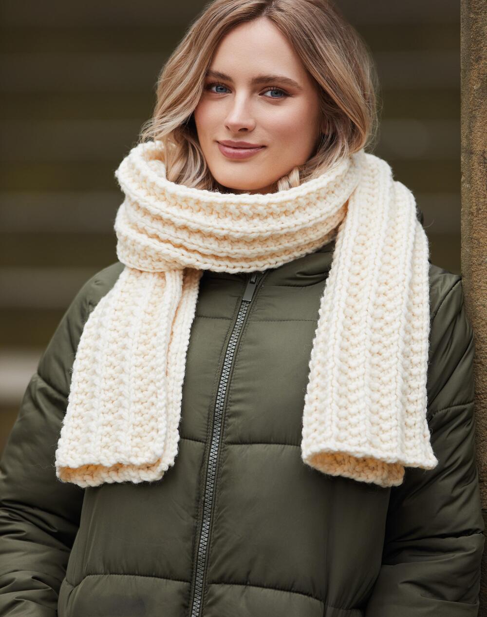 Chunky Scarf Knitting Pattern