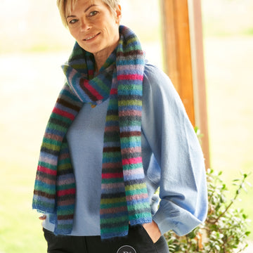 Starlight Shawl Scarf Knitting Pattern