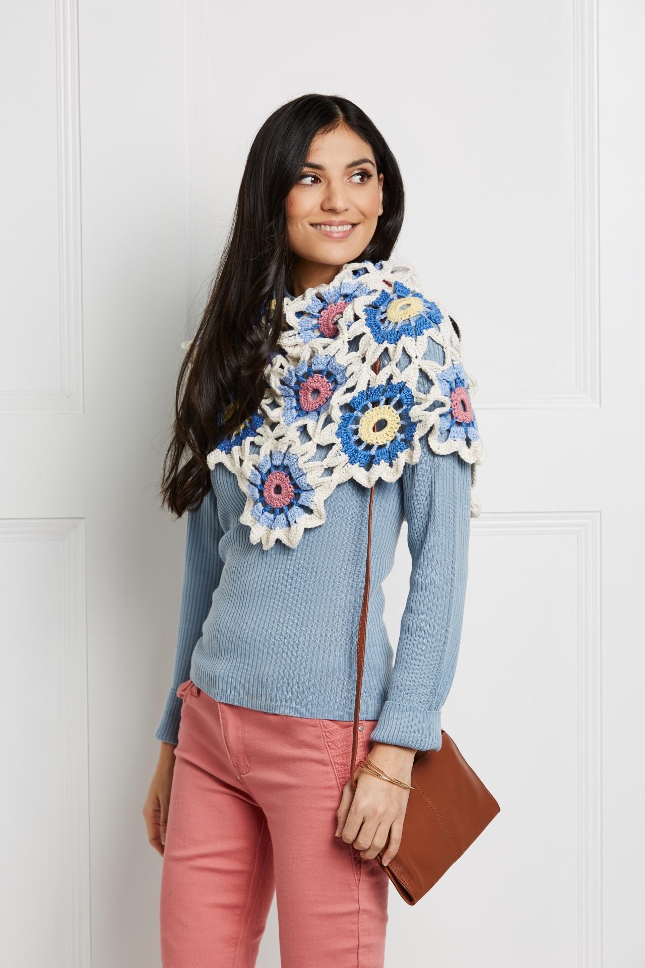 Spring Bouquet Shawl