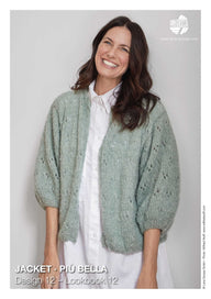 Lana Grossa 12 Jacket Cardigan Knitting Pattern