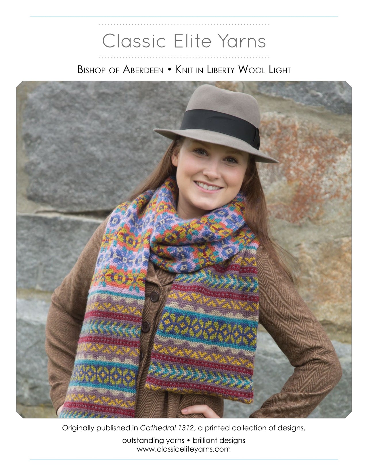 Classic Elite Yarns Bishop of Aberdeen Knitting Pattern