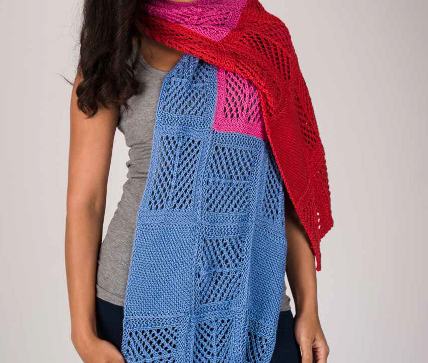 Stroll Through The Souk Stole in Juniper Moon Farm Findley DK