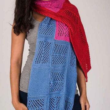 Stroll Through The Souk Stole in Juniper Moon Farm Findley DK