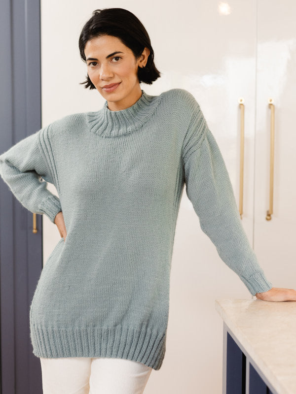 Ashland Jumper in Berroco Modern Comfort Knitting Pattern