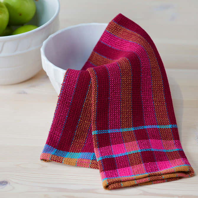 Valley Yarns #150 Candied Beet Towels