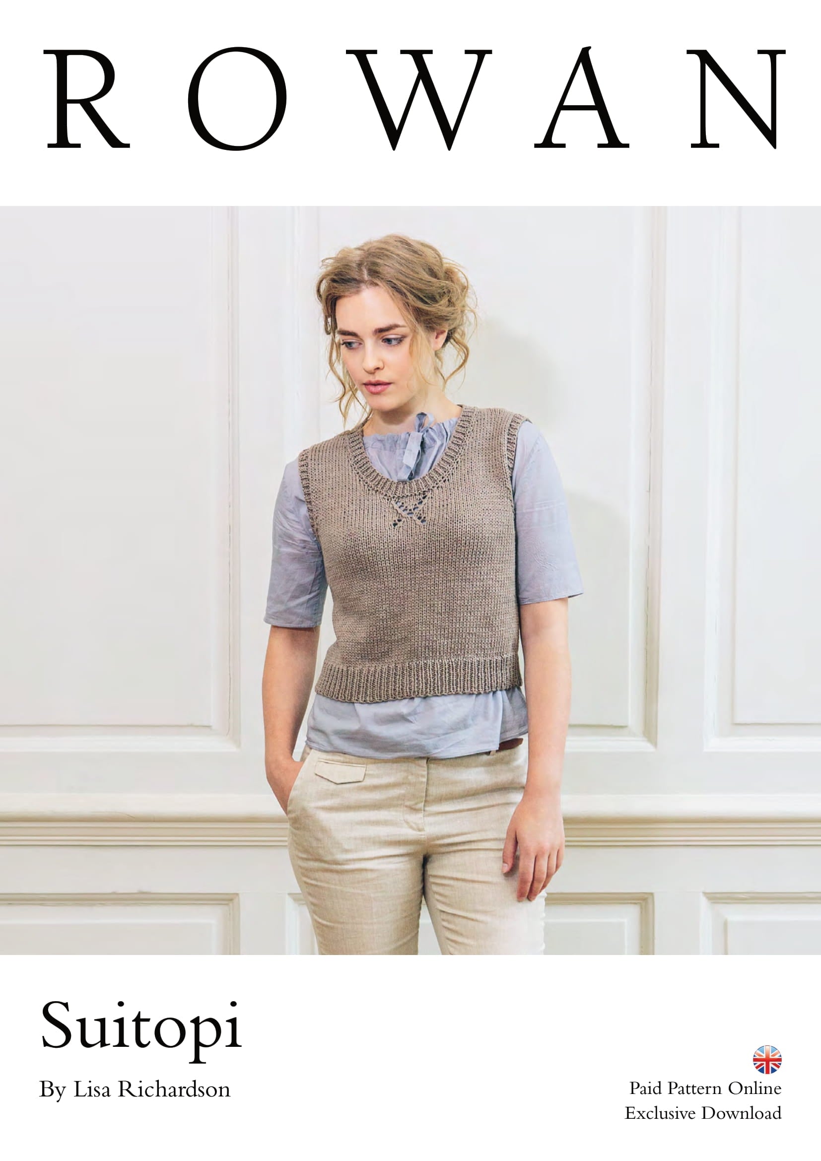 Rowan Suitopi Vest Knitting Pattern