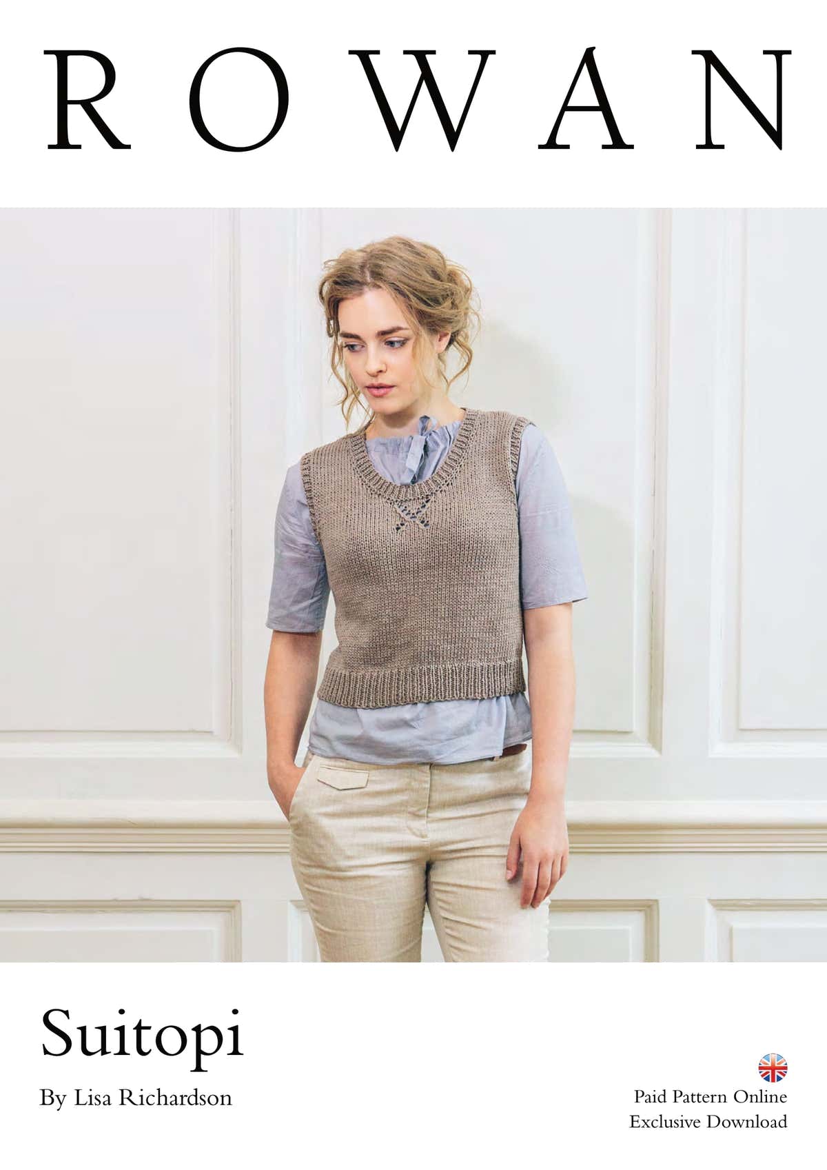 Rowan Suitopi Vest Knitting Pattern