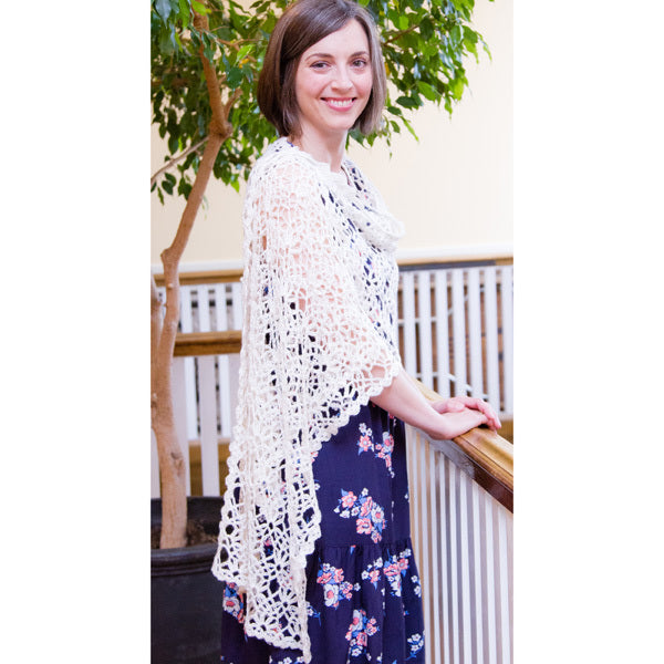 Valley Yarns WEBS Lace Shawl Crochet Pattern