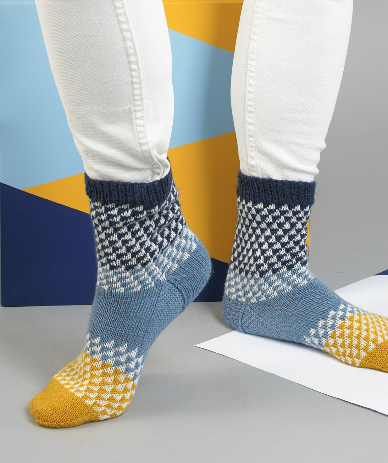MillaMia Billie Fairisle Socks Knitting Pattern