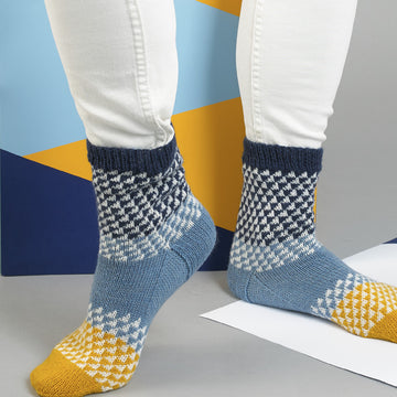 MillaMia Billie Fairisle Socks Knitting Pattern