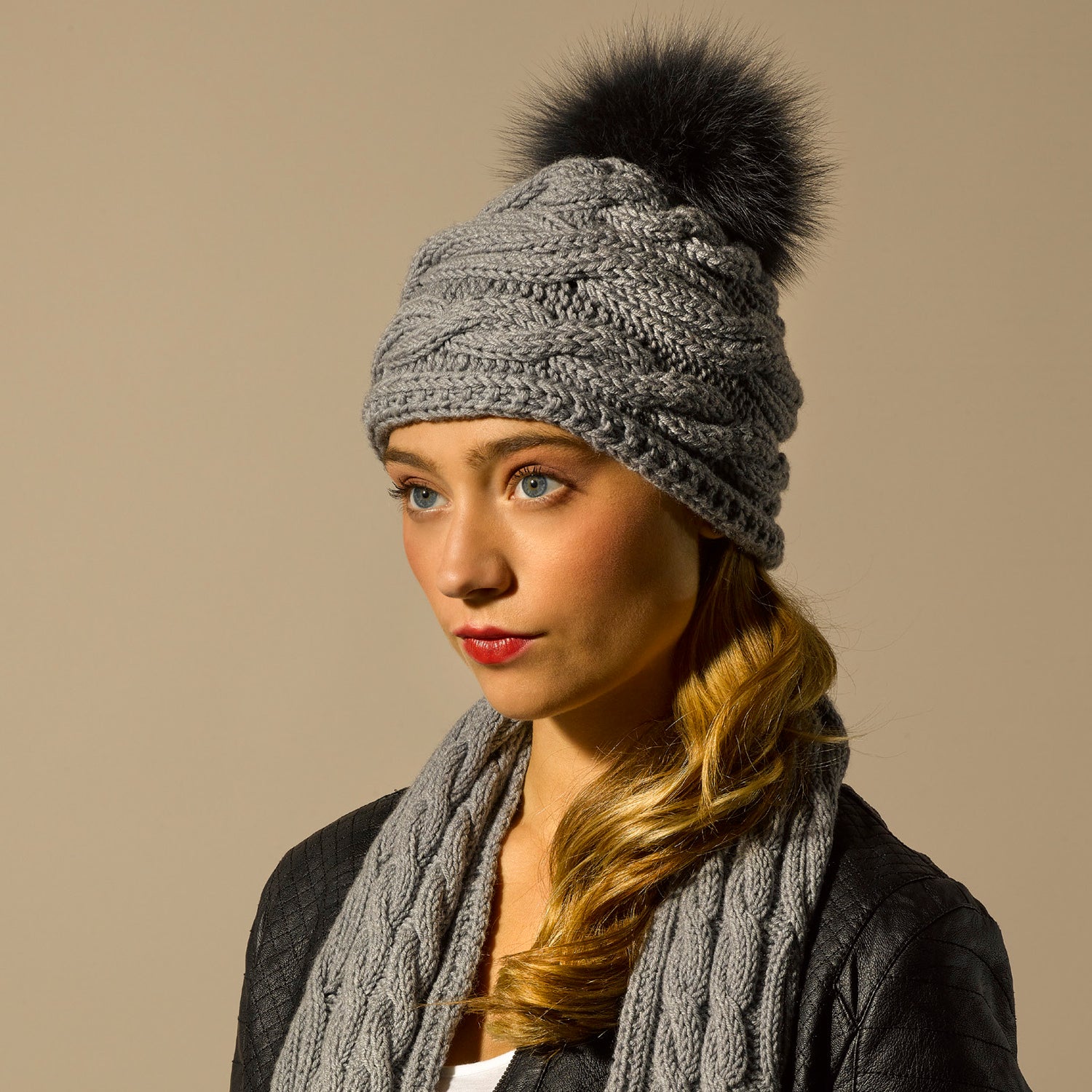 Stacy Charles Fine Yarns Parsons Hat & Cowl Knitting Pattern