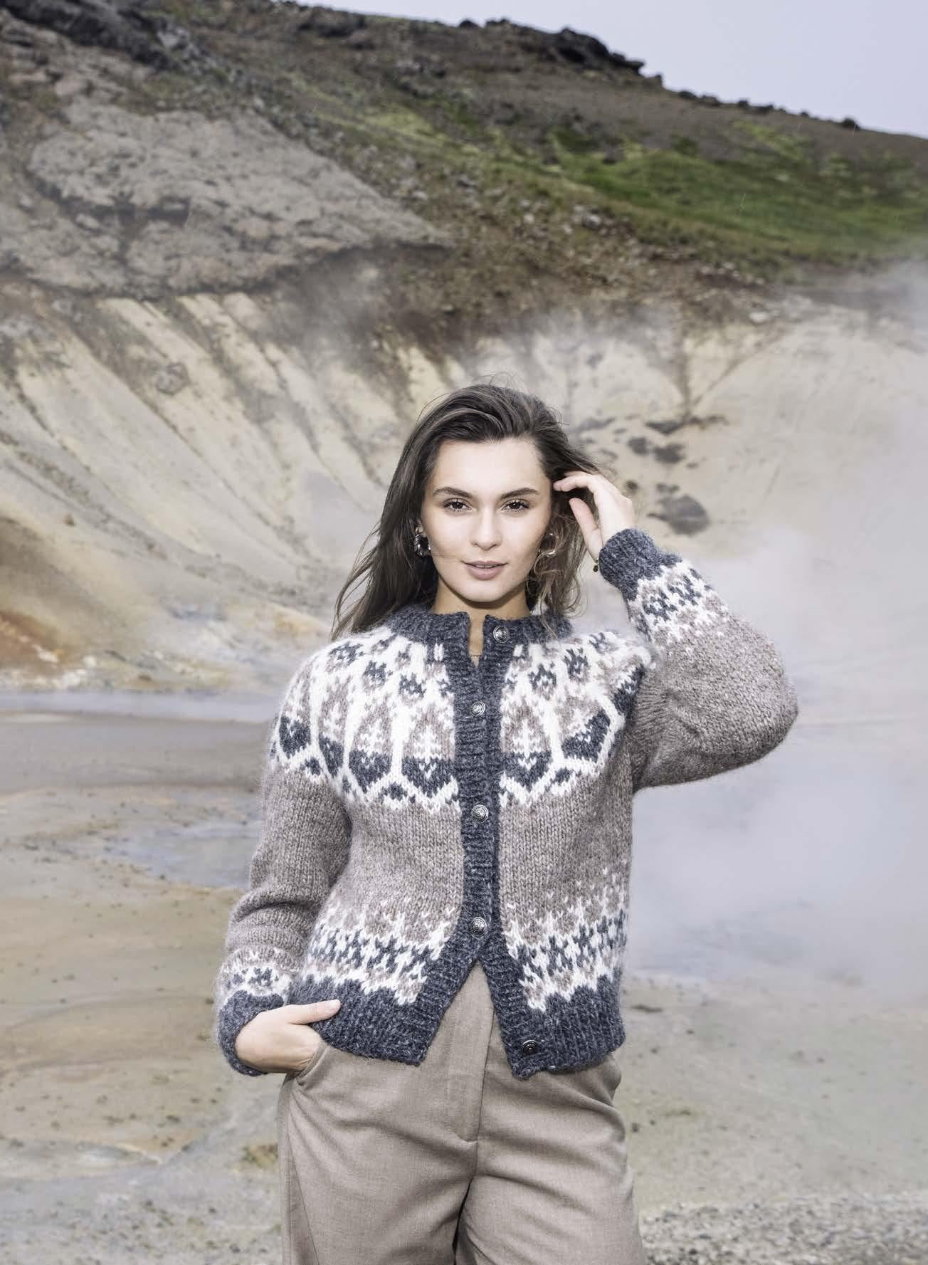 UppbÃƒÂ³t Cardigan Knitting Pattern
