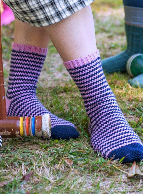 Bocce & Hide and Seek Socks Crochet Pattern