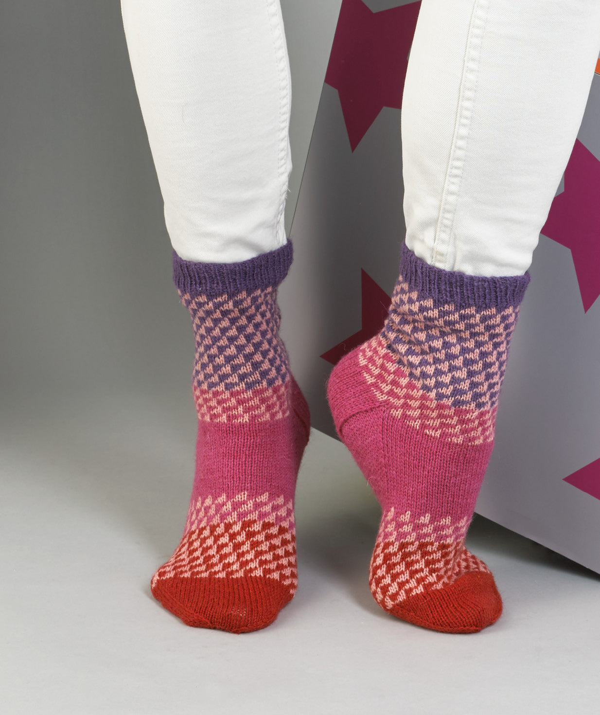 MillaMia Billie Fairisle Socks Knitting Pattern