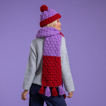 Paintbox Yarns Bright and Bold Stripe Set Knitting Pattern