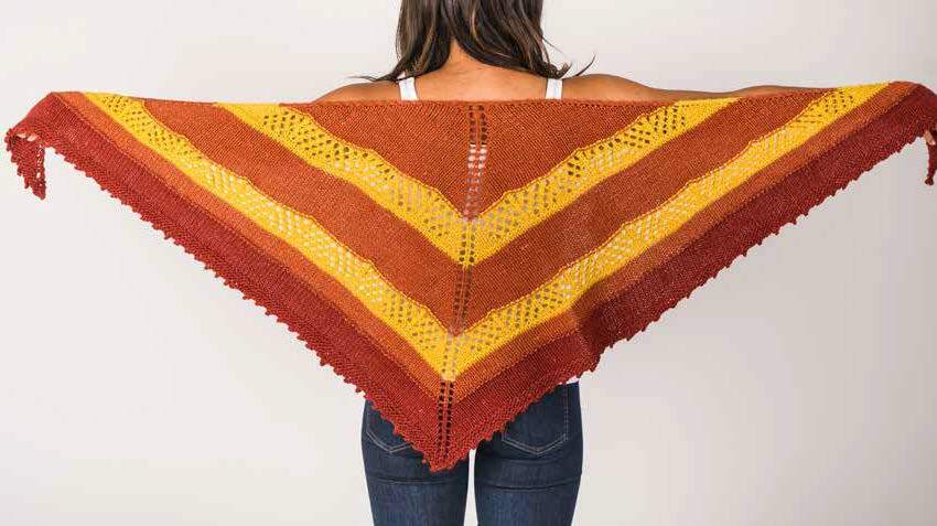 Medina Shawl Wrap Knitting Pattern