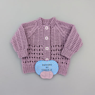 Edith Newborn Baby knitting pattern 16 inch chest