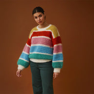 Debbie Bliss Crochet Striped Sweater Pattern
