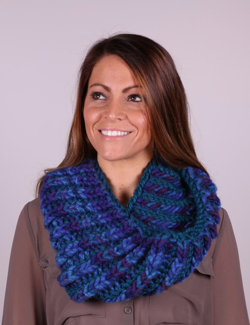 Brioche Cowl Knitting Pattern