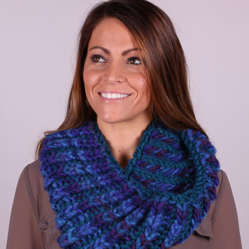 Brioche Cowl Knitting Pattern
